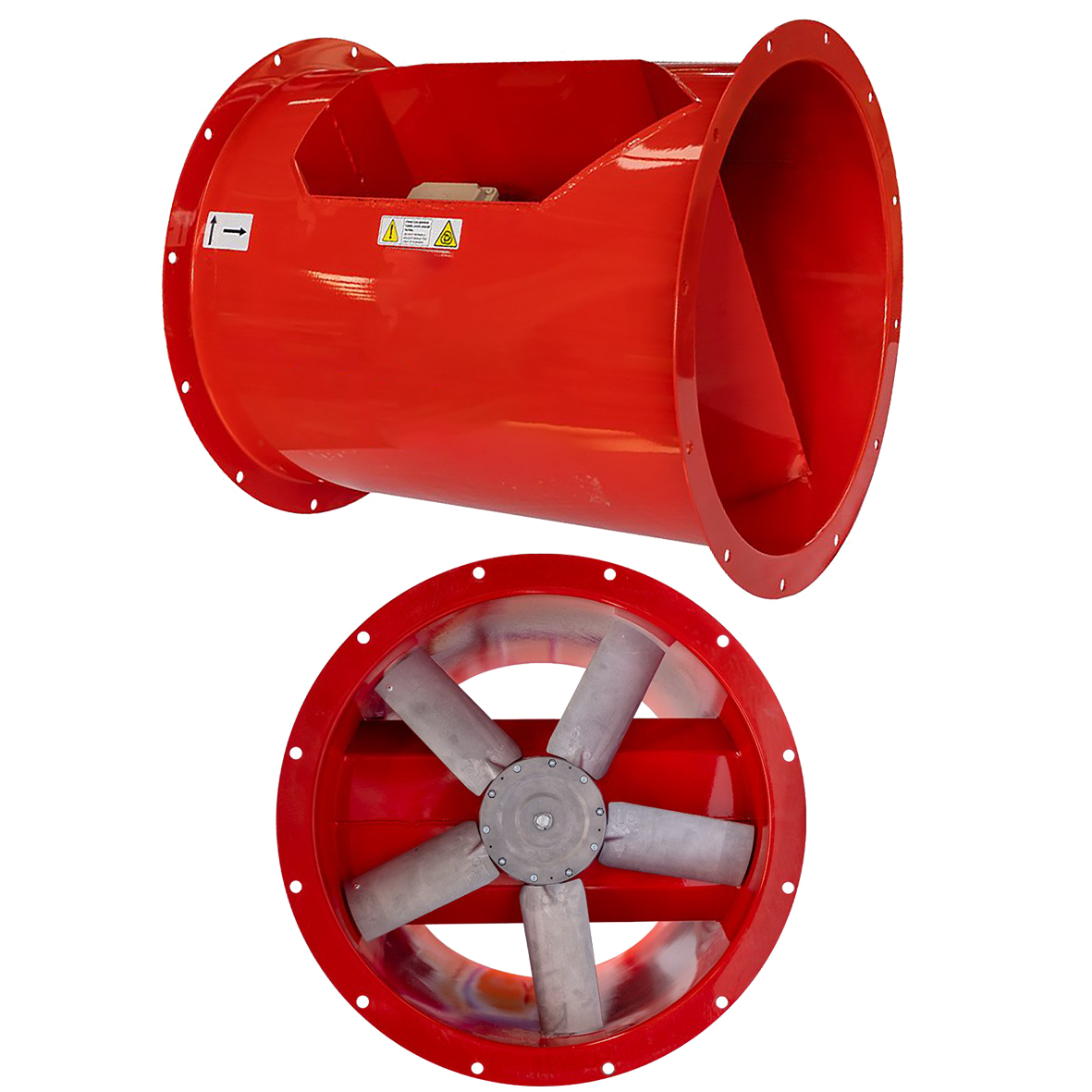 مراوح محورية مزدوجة المسار (Axial Bifurcated Fans)
